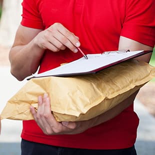 Image: Delivering Package